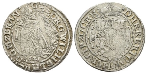 Germany. Brandenburg-Preussen (Electorate & Duchy), Georg Wilhelm AR Ort - 1/4 Taler.