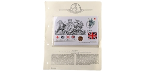 Great Britain. Windsor, Elizabeth II AV Half-Sovereign First Day Cover.