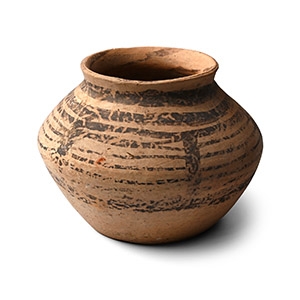 Indus Valley Painted Terracotta Storage Vessel