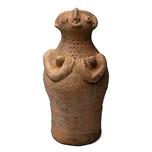Indus Valley Clay Cylindrical Fertility Figure