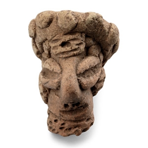 Hittite Ceramic Idol Head