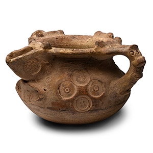 Western Asiatic Decorated Terracotta Vessel