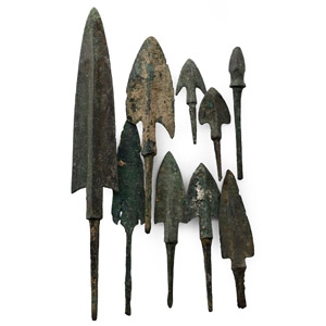 Luristan Bronze Arrowhead Collection