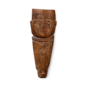Egyptian Coptic Bone Dolls Head
