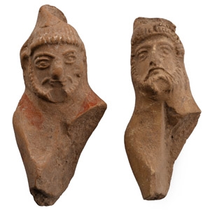 Parthian Terracotta Head Group