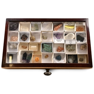 Tray of Mineral Specimens