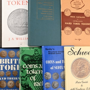 Books on Tokens and Their Values - 8 Titles.