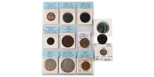 Group of Twelve [12] Miscellaneous World Coins.