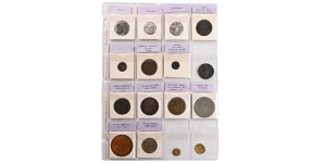 Group of Sixteen [16] Miscellaneous Tokens.