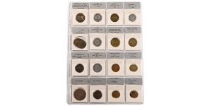 Group of Sixteen [16] Miscellaneous Tokens.