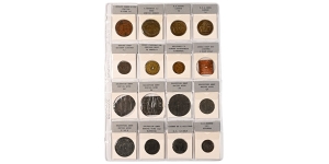 Group of Sixteen [16] Miscellaneous Tokens.