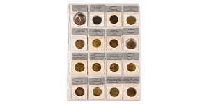 Group of Sixteen [16] Miscellaneous Tokens.