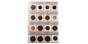 Group of Sixteen [16] Miscellaneous Tokens