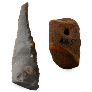 Stone Age Felwell Sandstone Quartz Pendant and Saw