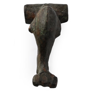 Roman Bronze Dolphin Bow Brooch