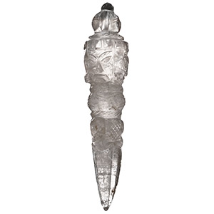 Tibetan Rock Crystal Ceramonial Purba Dagger
