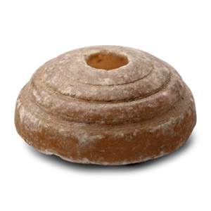 Phoenician Alabaster Spindle Whorl