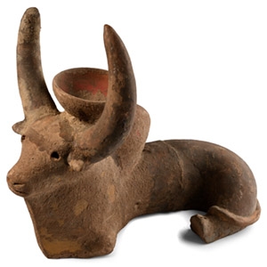 Indus Valley Style Terracotta Bull Statue
