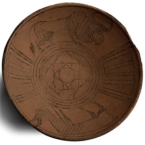 Large Indus Valley Mehrgarh Terracotta Bowl with Animals