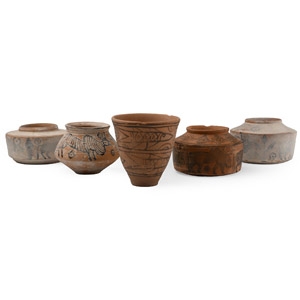 Indus Valley Style Terracotta Vessel Group