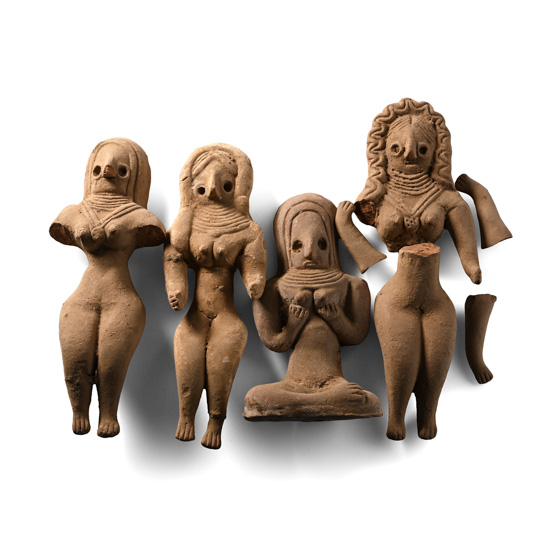 Indus Valley Style Mohenjo-Daro Terracotta Idol Group