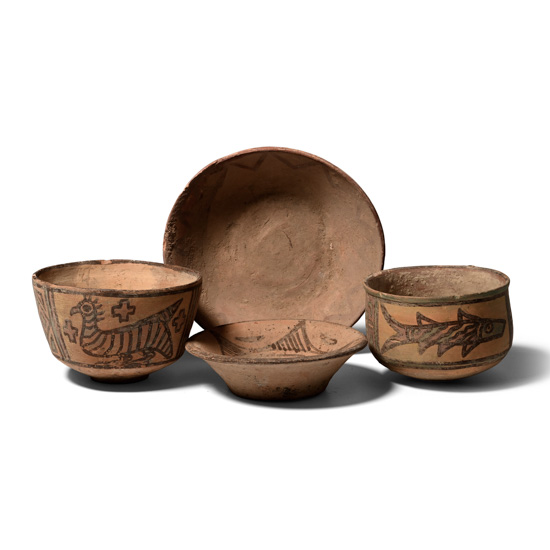 Indus Valley Mehrgarh Terracotta Vessel Group