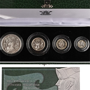 Boxed United Kingdom Britannia Silver Proof Collection.