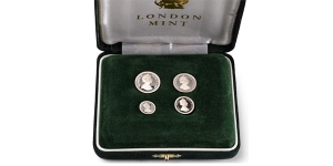 Boxed Commonwealth Cook Islands Silver Proof Maundy Set.
