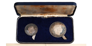 Boxed Commemorative Medal Set of the Investiture of Prince Charles as Prince of Wales.