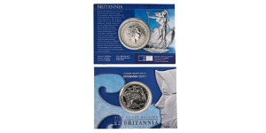 Group of Two [2] Elizabeth II AR 1 Ounce Britannia.