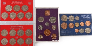 Group of Four [4] Elizabeth II Coinage Sets.