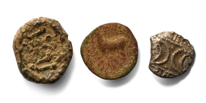 Group of Three [3] Celtic AE and AR Coins.