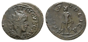 Tetricus II, as Caesar BI Antoninianus.