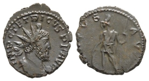 Tetricus I, Romano-Gallic Emperor BI Antoninianus.
