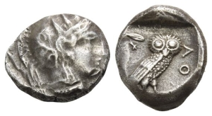 Philistia, Uncertain mint AR Drachm.
