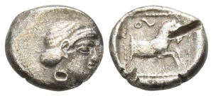 Philistia, Gaza (Azah) AR Drachm.