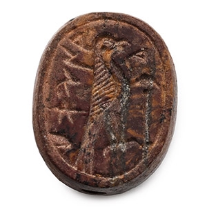 Aramaic Stone Inscribed Scaraboid Seal