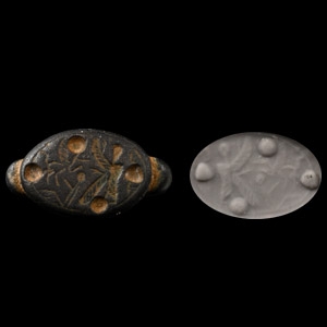 Phoenician Bronze Scarab Pendant