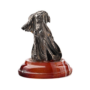 Roman Silver Statuette of a Goddess