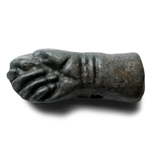 Egyptian Faience Fist Amulet