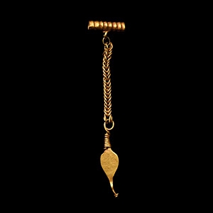 Roman Gold Pendant with Chain