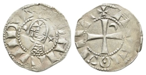 Crusaders. Bohémond III BI Denier.