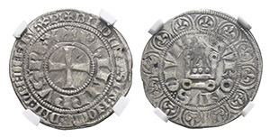 France, Kingdom. Philippe IV le Bel (the Fair) AR Gros Tournois.