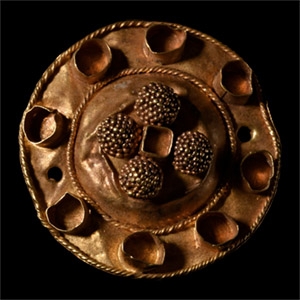 Scythian Gold Floral Mount