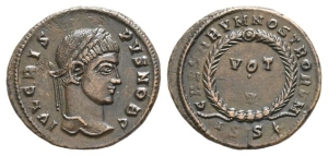 Crispus, as Caesar, BI Nummus.