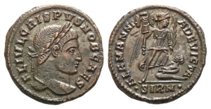 Crispus, as Caesar, BI Nummus.