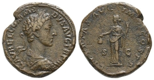 Commodus AE Sestertius.