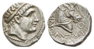 Seleukid Empire, Antiochos I Soter AR Drachm.