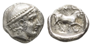 Thrace, Ainos AR Diobol.