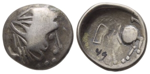 Celts in Eastern Europe AR Tetradrachm.